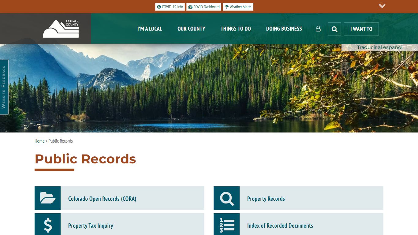 Public Records | Larimer County